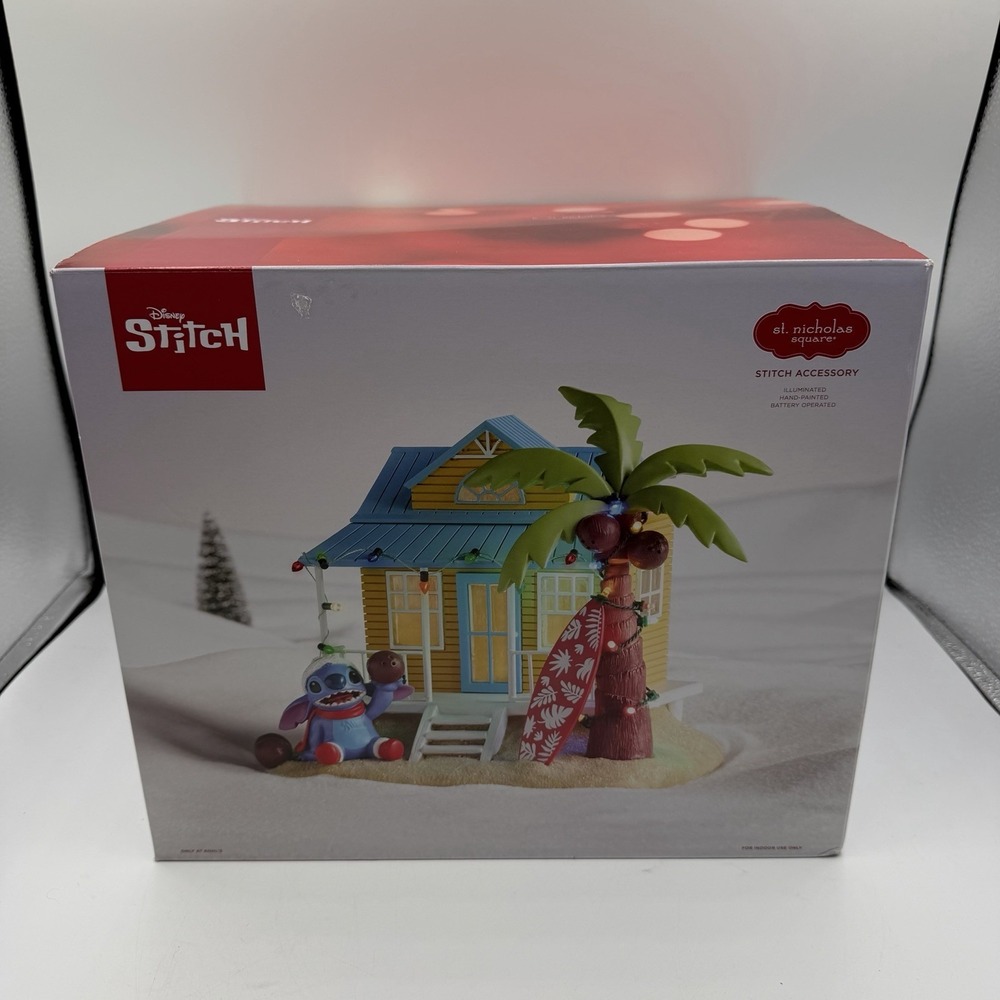 St Nicholas‎ Square Disney Stitch Beach House Christmas Village Palm Tree Surf
